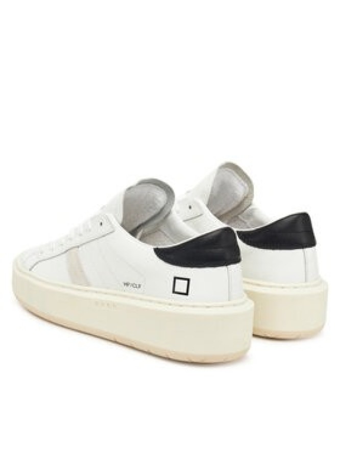 D.A.T.E. Sneakersy Hill Low Platform Calf W431-HP-CA Biały