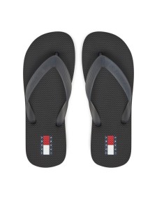 Tommy Jeans Japonki Tjw Logo Flip Flop EN0EN02447 Czarny