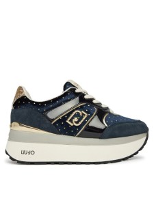 Liu Jo Sneakersy Maxi Wonder Plus 02 BF6009 PX901 Granatowy