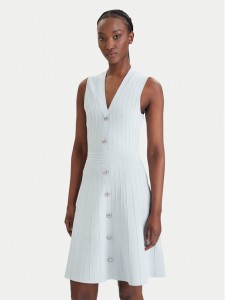 Guess Sukienka dzianinowa W6GK53 Z0658 Błękitny Regular Fit