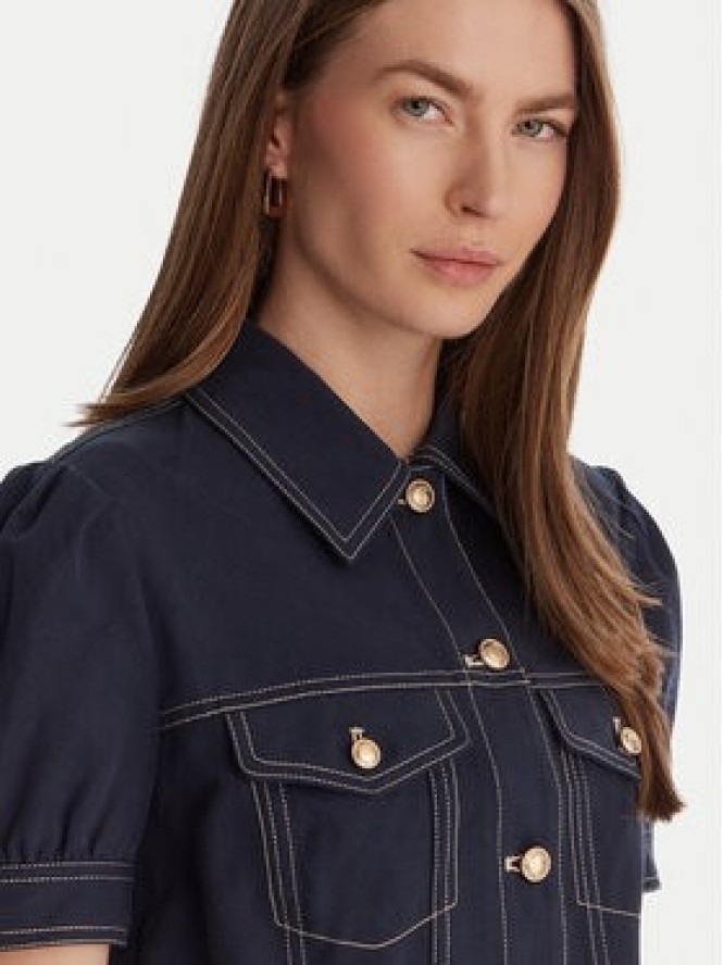 Guess Kurtka jeansowa W6GL08 W1804 Granatowy Regular Fit