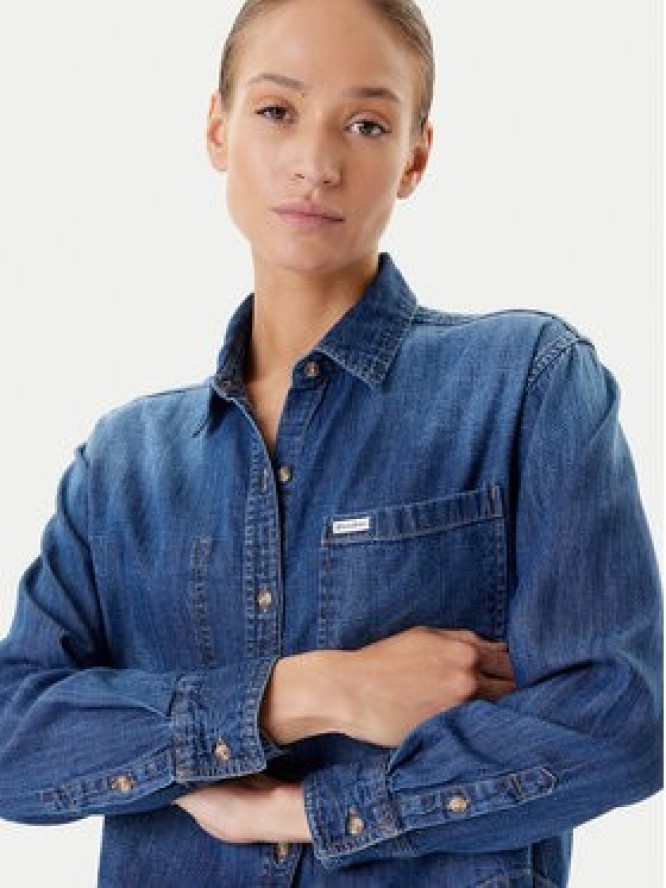 Guess Jeans Koszula jeansowa W5YH0D D5M8A Granatowy Regular Fit