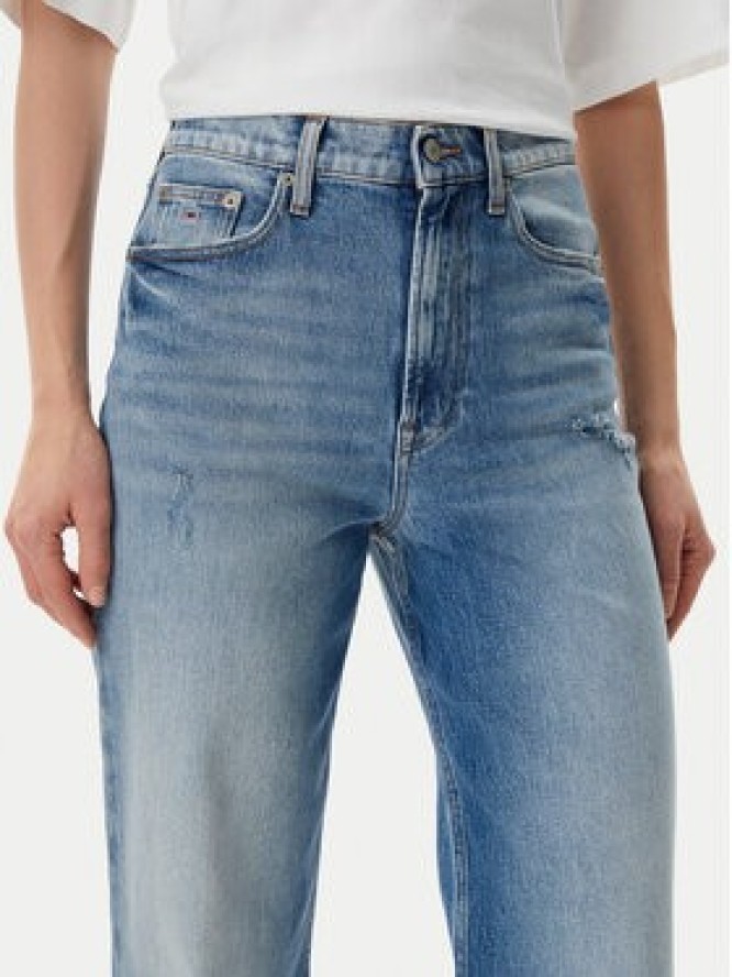 Tommy Jeans Jeansy Layla DW0DW19772 Niebieski Straight Fit