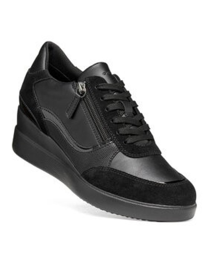 Geox Sneakersy D Stardust D6630B 5422 C9999 Czarny