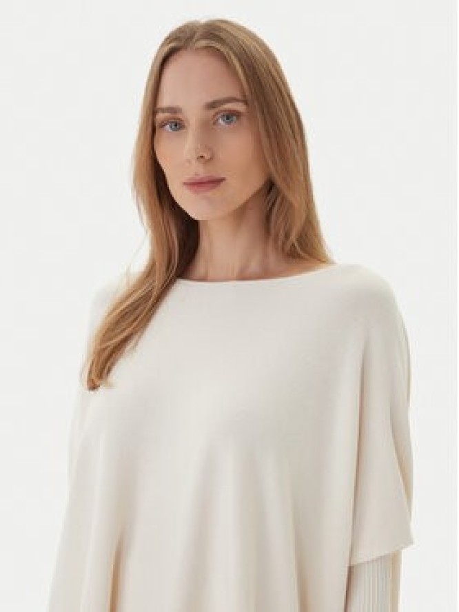 Kontatto Sweter 3M0802C Écru Relaxed Fit