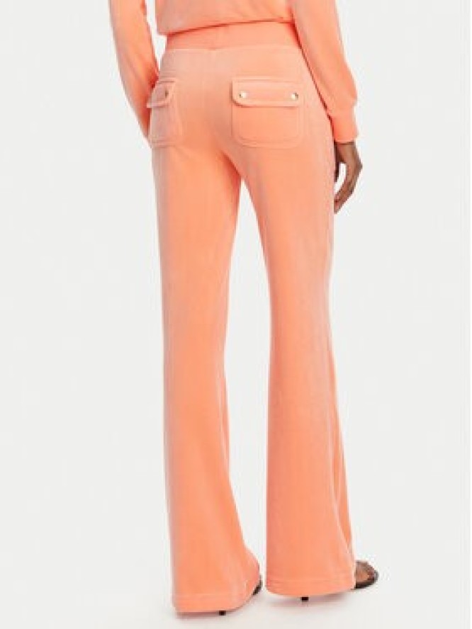 Juicy Couture Spodnie dresowe Layla JCSEBJ001 Pomarańczowy Flared Leg