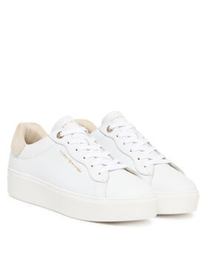 Tommy Hilfiger Sneakersy Chic Platform Cupsole Sneaker FW0FW09021 Biały