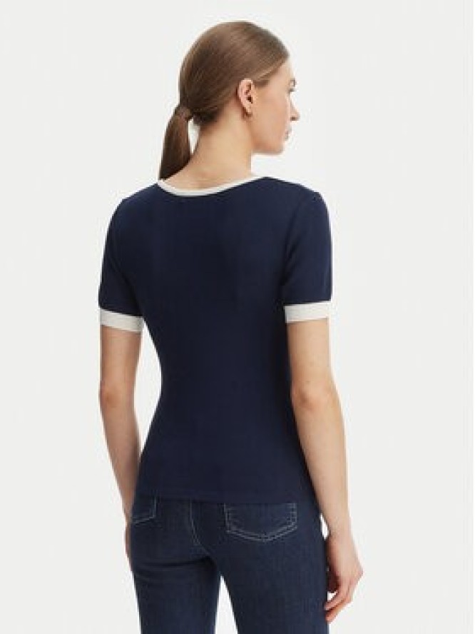 Rinascimento Bluzka CFM0012253003 Granatowy Slim Fit