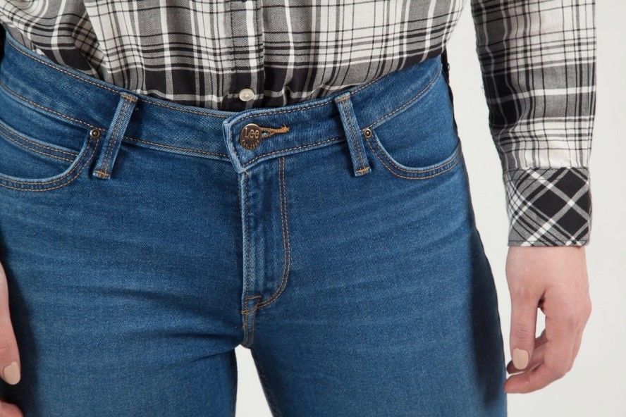 LEE ELLY DAMSKIE SPODNIE JEANSOWE JEANS WASHED CAMDEN L305TLJS 112106223