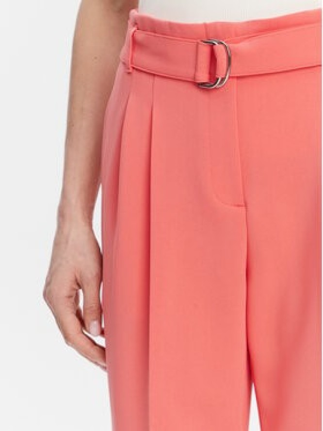 BOSS Spodnie materiałowe Tapiah 50490037 Różowy Regular Fit