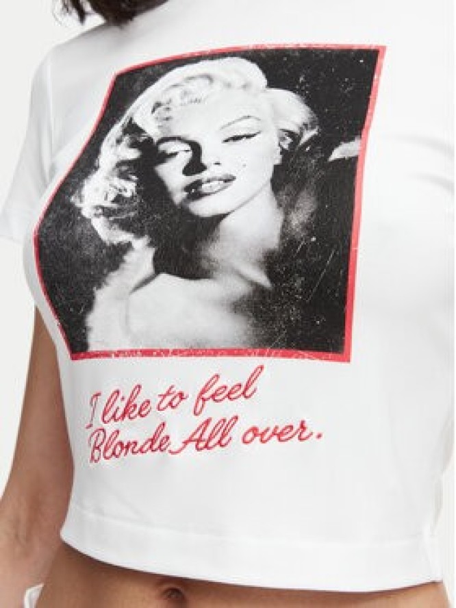 Guess T-Shirt W6YI64 K6710 Biały Regular Fit