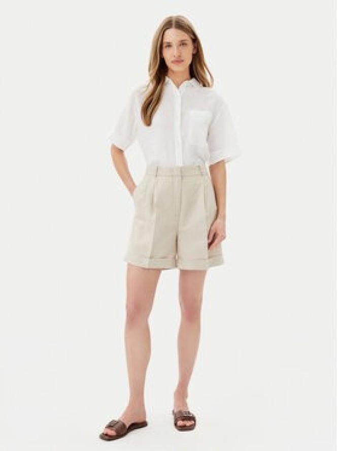 Tommy Hilfiger Szorty materiałowe WW0WW44767 Beżowy Regular Fit