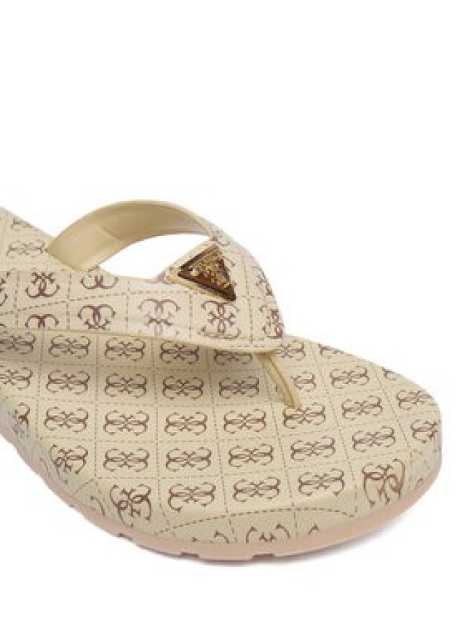 Guess Japonki FLJCNY FAL24 Kremowy