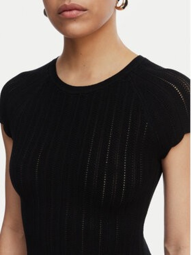 BOSS Sukienka koktajlowa C_Ficella 50559806 Czarny A-Line Fit