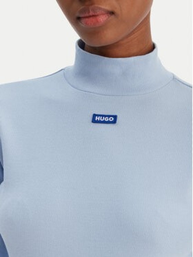 HUGO Golf Easy 50525318 Błękitny Slim Fit