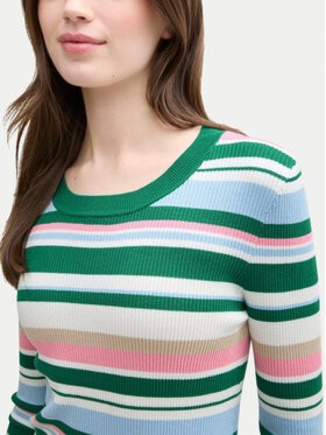 Tom Tailor Denim Sweter 1045615 Kolorowy Slim Fit