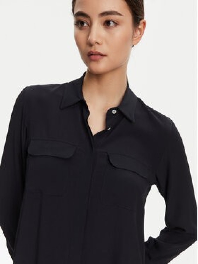 Marella Koszula Calabra 2523116061 Granatowy Regular Fit