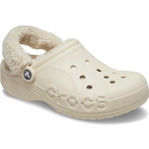 Chodaki Dla Dorosłych Crocs Baya Lined Fuzz Strap Clog