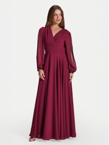 Swing Sukienka wieczorowa 5AI17100 Bordowy Regular Fit