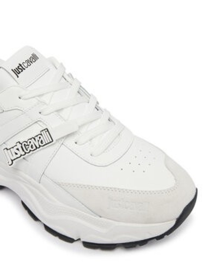 Just Cavalli Sneakersy 80RA3SL2 ZPC05 Biały