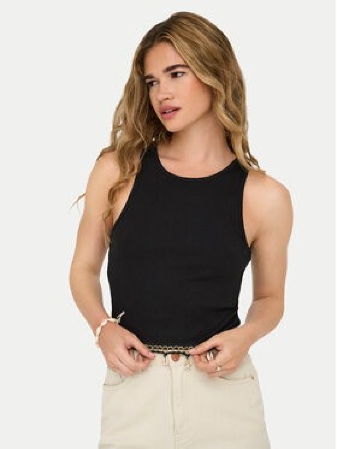 ONLY Top Shelly 15325019 Czarny Slim Fit