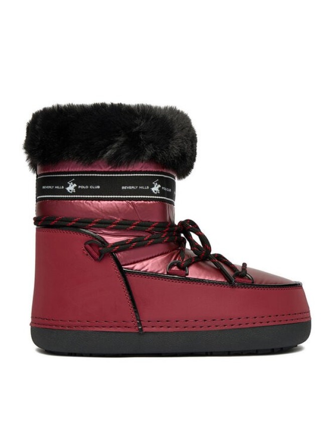 Beverly Hills Polo Club Śniegowce GH-9094 Bordowy
