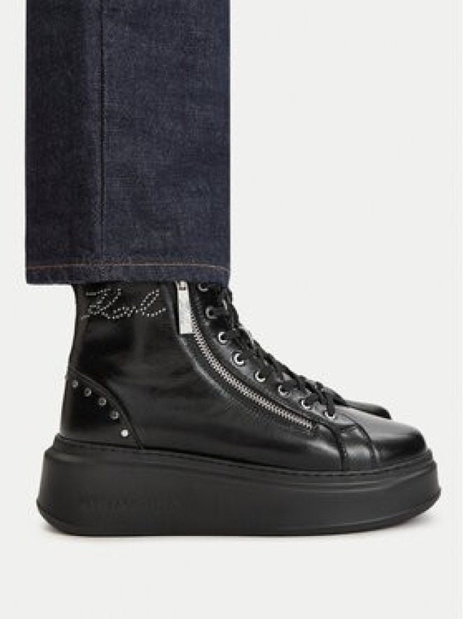 KARL LAGERFELD Sneakersy KL63534 Czarny