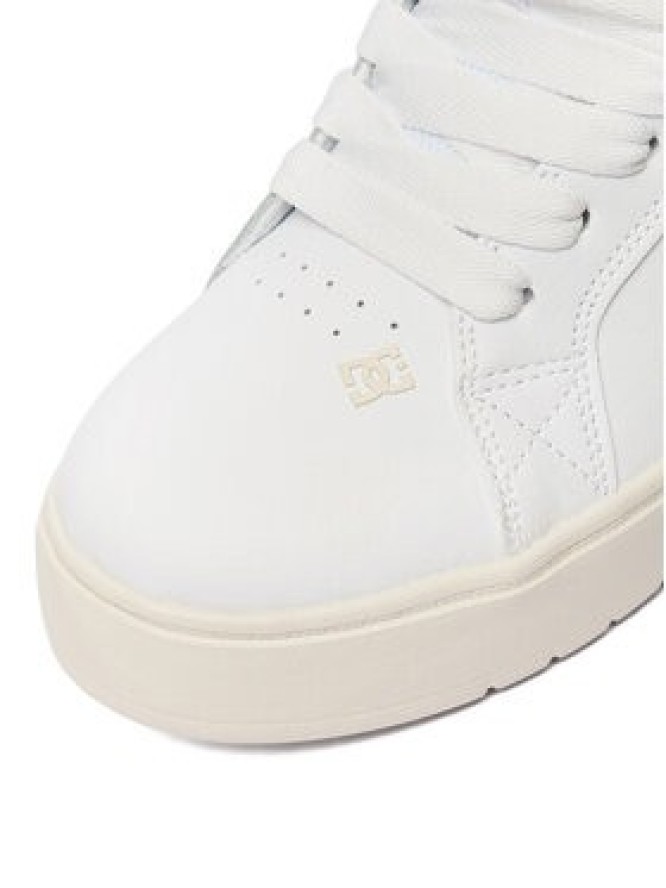 DC Shoes Sneakersy EO-COURT GRAFFIK PLATFORM DC02422102 Biały