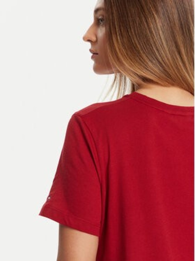 Tommy Hilfiger T-Shirt WW0WW40276 Czerwony Regular Fit