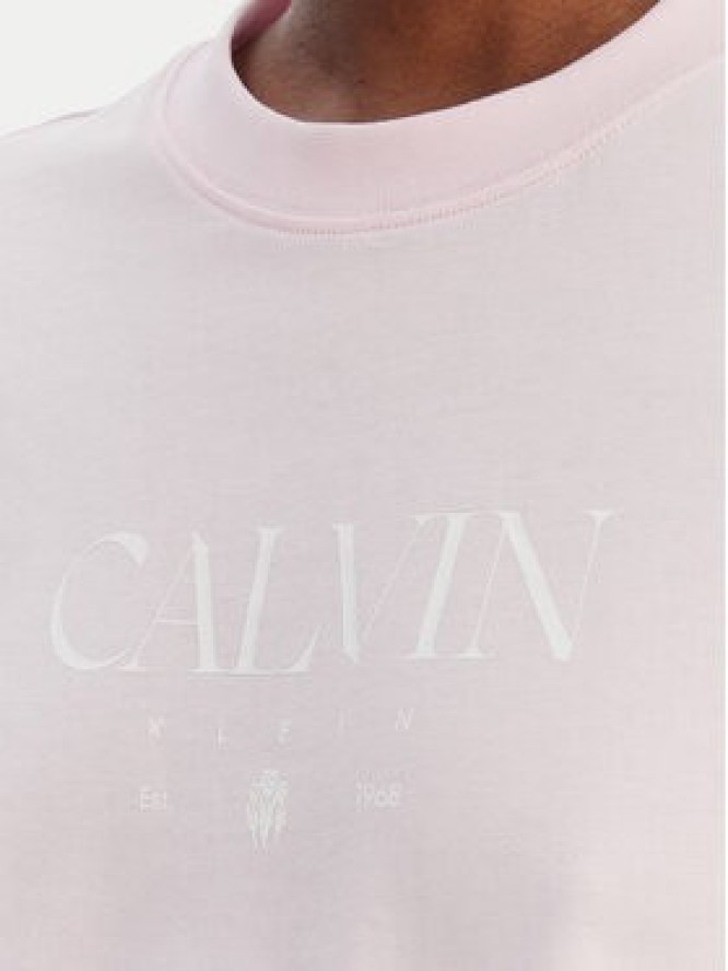 Calvin Klein Jeans T-Shirt Cktail Concept LV047E813G Różowy Regular Fit