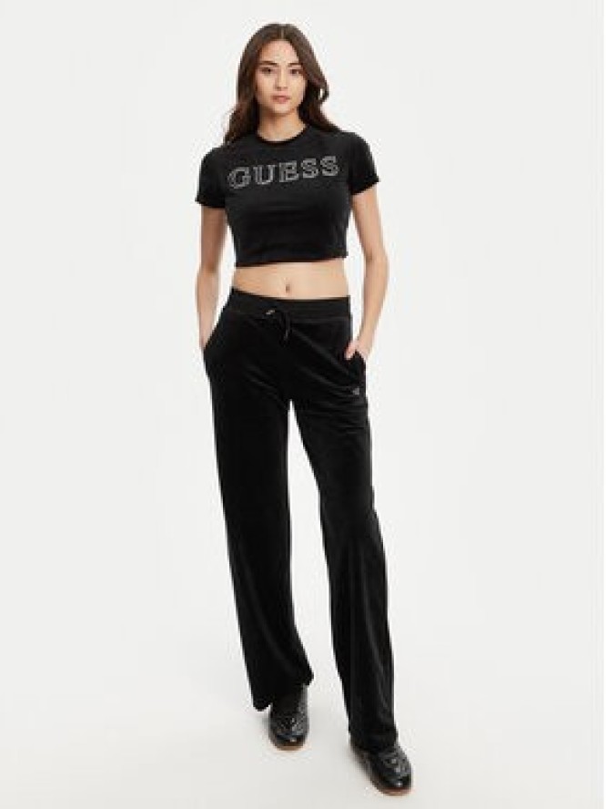 Guess T-Shirt V3BI01 K0232 Czarny Regular Fit