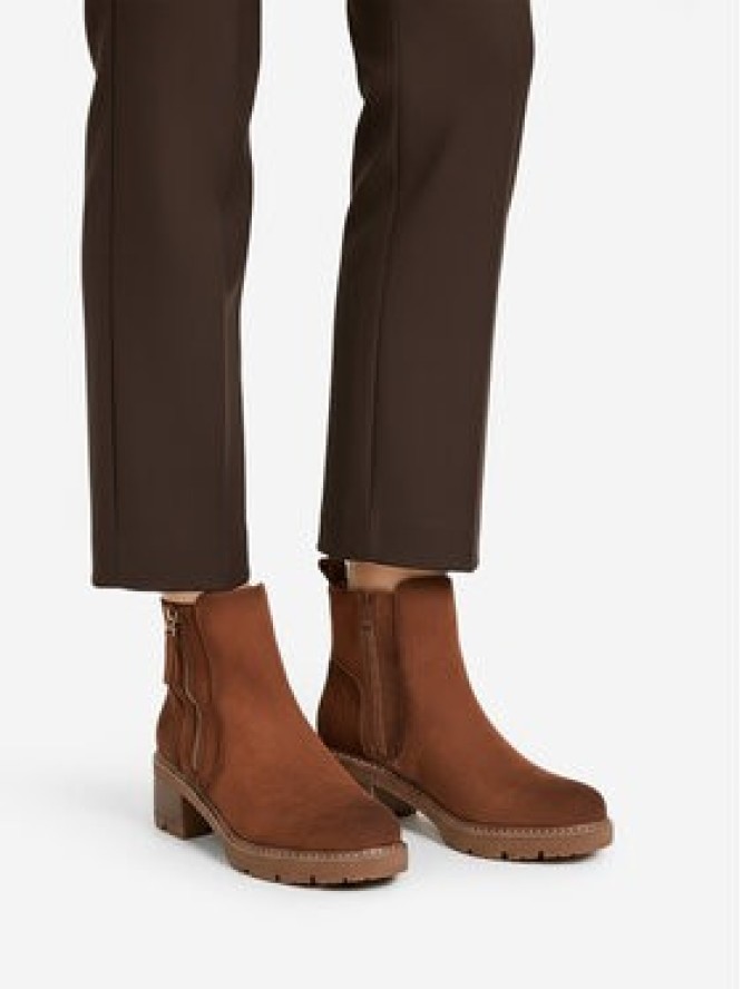 Clara Barson Botki CEO-HY58222-1 Brązowy