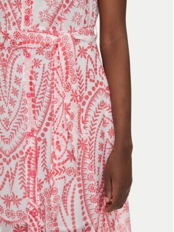 Iconique Sukienka koszulowa IC25-040 Różowy Regular Fit