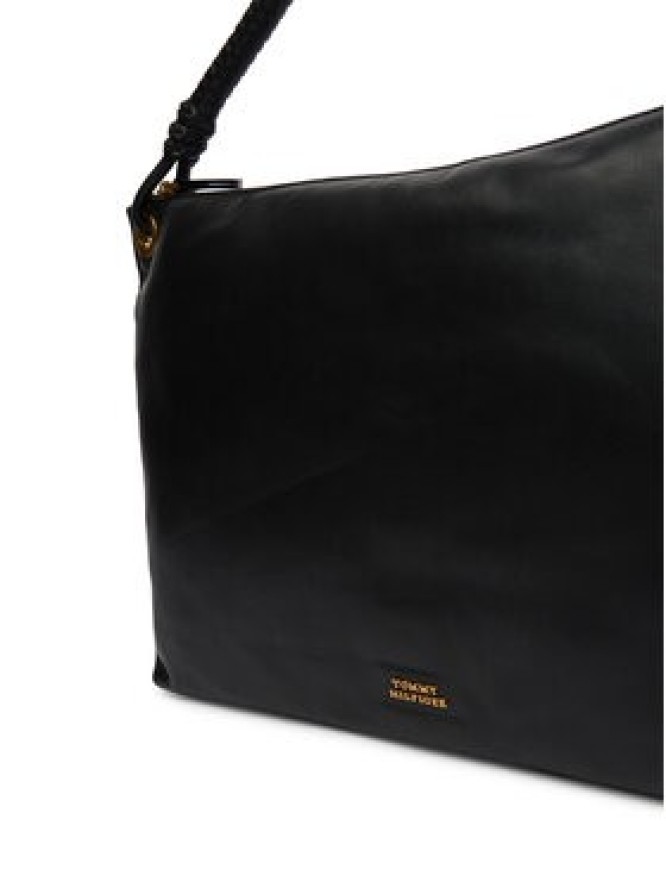 Tommy Hilfiger Torebka Th Statement Leather Bag AW0AW18621 Czarny