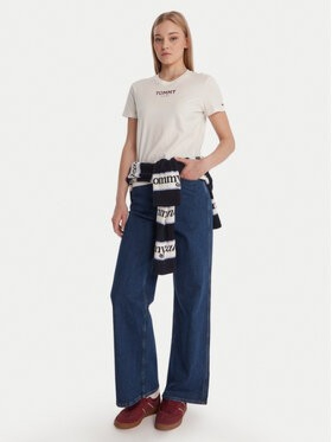 Tommy Jeans Jeansy Claire DW0DW22438 Granatowy Wide Leg
