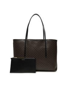 Calvin Klein Torebka Emblem Aop Tote W/ Pouch LV04F3266G Czarny