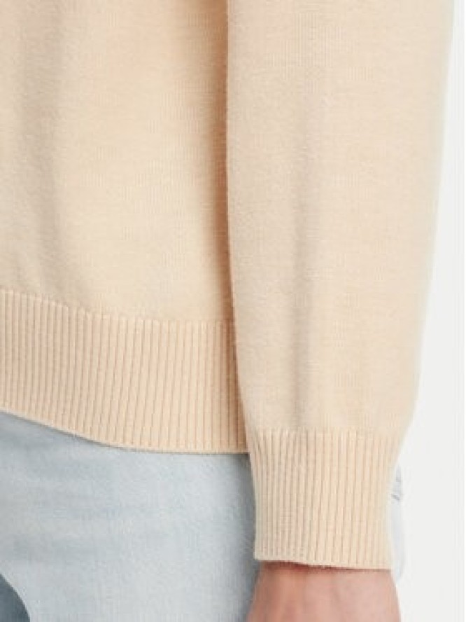 Guess Jeans Sweter 168521 Beżowy Classic Fit