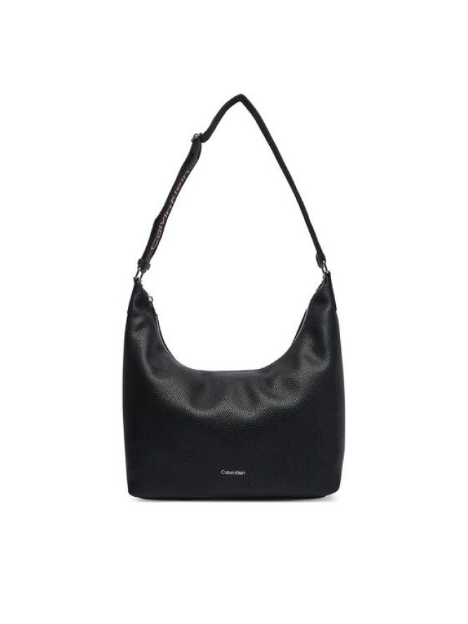 Calvin Klein Torebka Webbing Strap Md Shoulder Bag LV04F3891G Czarny