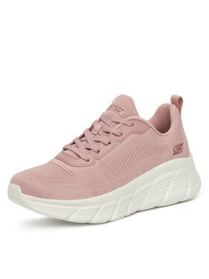Skechers Sneakersy BOBS B FLEX HI 117385 BLSH Różowy