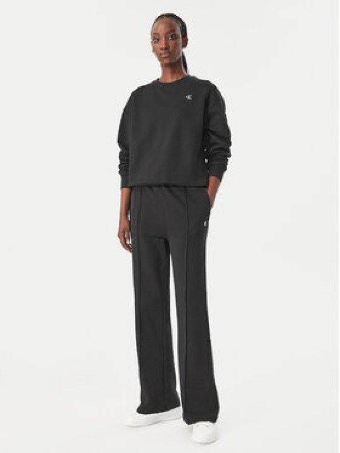 Calvin Klein Jeans Bluza Monogram LV047F223G Czarny Regular Fit