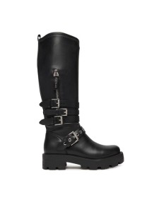 Guess Kozaki FLFYNK ELE11 Czarny