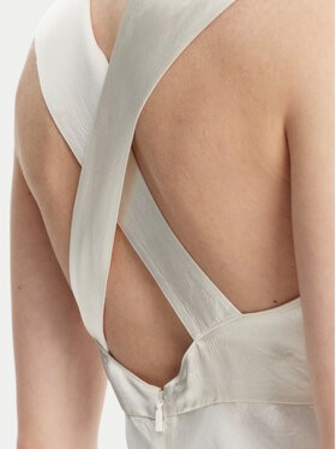 Max Mara Leisure Sukienka koktajlowa Glizia 2516221048 Biały Regular Fit