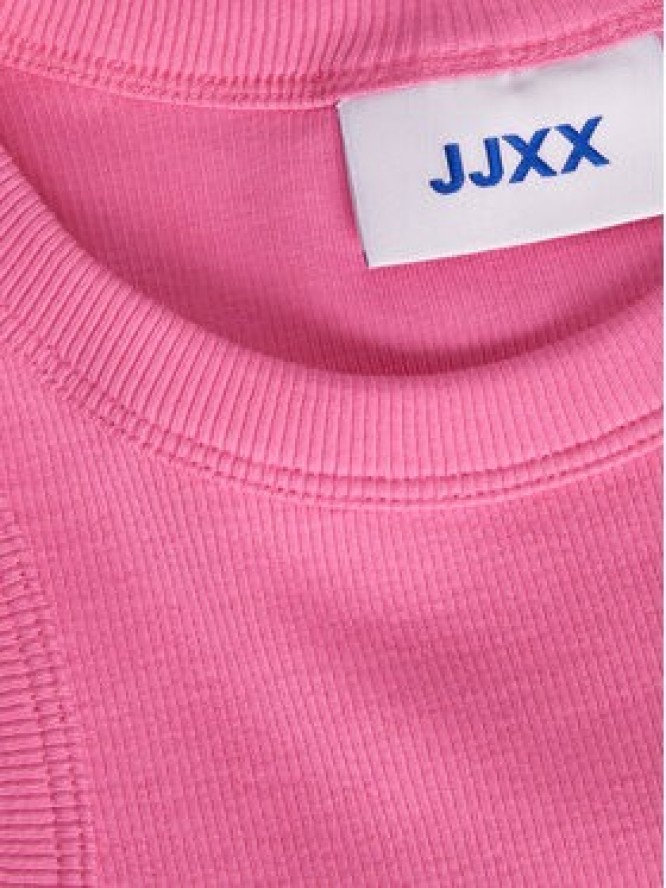 JJXX Top 12224661 Różowy Rib Fit
