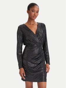 DKNY Sukienka koktajlowa DD5IZ632 Czarny Slim Fit