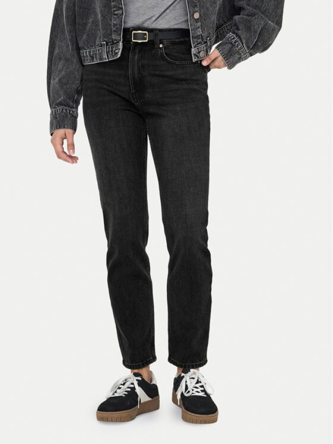 ONLY Jeansy Emily 15235780 Czarny Straight Fit