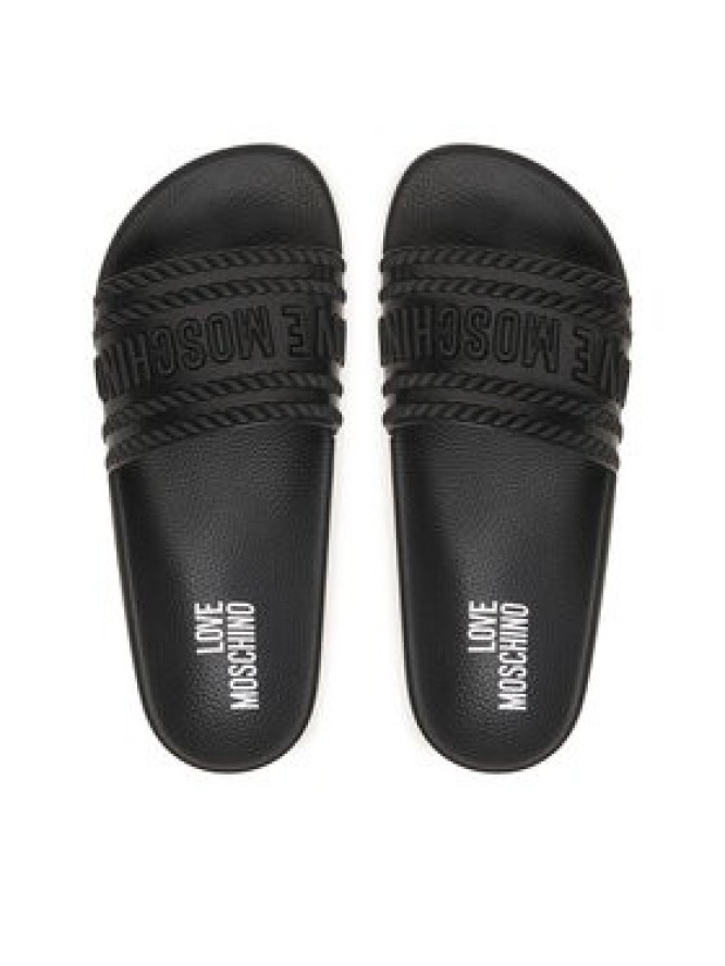 LOVE MOSCHINO Klapki JA28342G0OI22000 Czarny