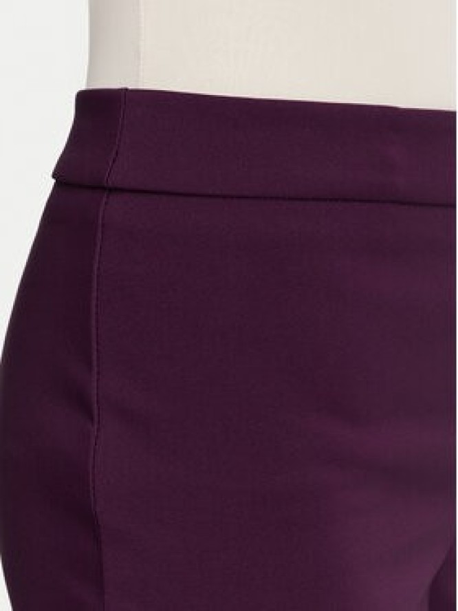 Rinascimento Spodnie materiałowe CFC0130135003 Bordowy Flare Fit