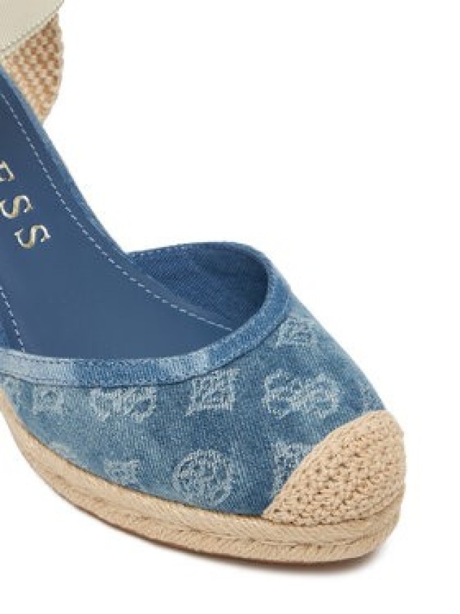 Guess Espadryle FLJCYR DEN04 Niebieski