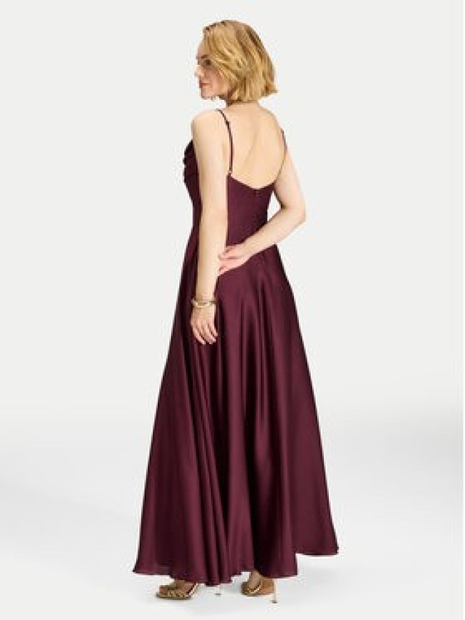 Swing Sukienka wieczorowa 5AI13600 Bordowy Regular Fit