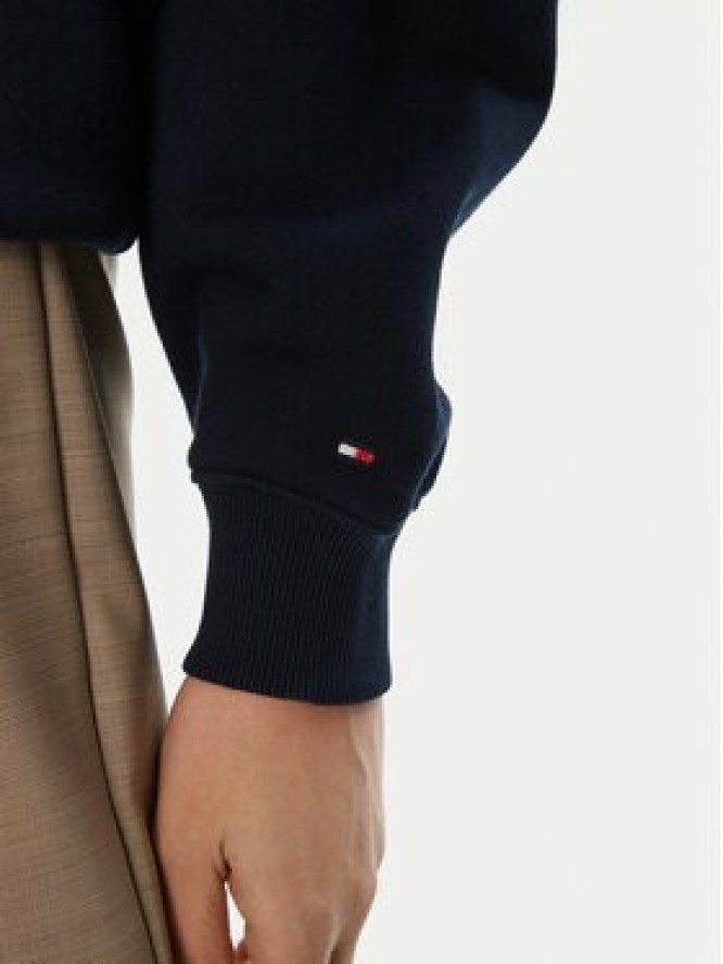 Tommy Hilfiger Bluza Modern Script WW0WW43844 Granatowy Regular Fit